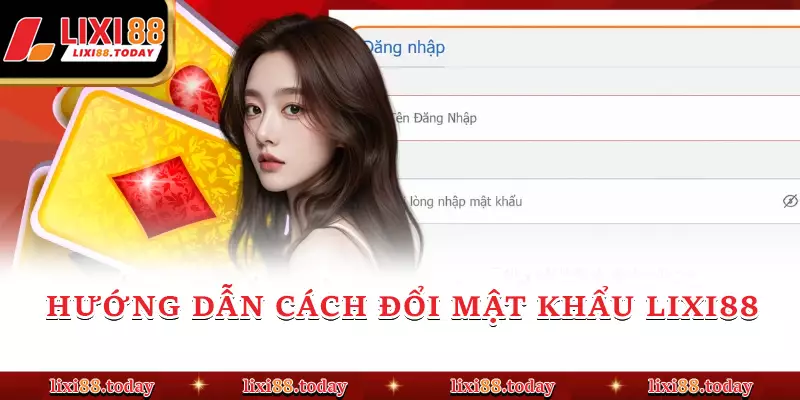 Hướng dẫn cách đổi mật khẩu LIXI88
